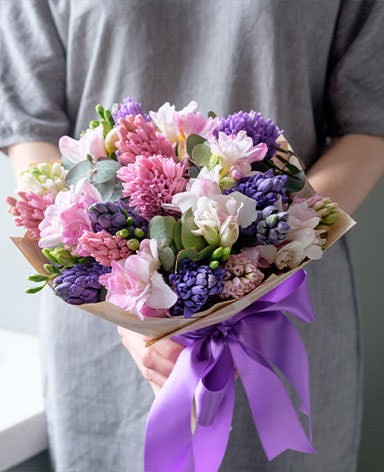 Бесплатная доставка цветов в Пушкино